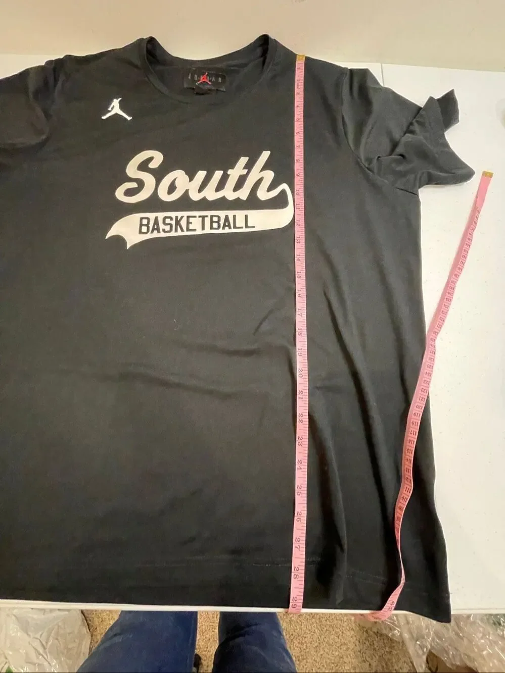 Jordan South Basketball T-Shirt Black XL Jumpman Graphic